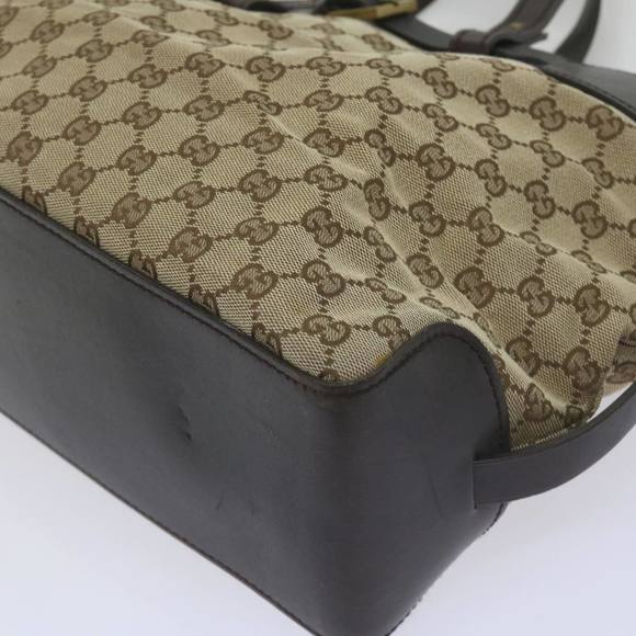 GUCCI GG Canvas Hand Bag Beige 106251 Auth ep3361 - Picture 9 of 16